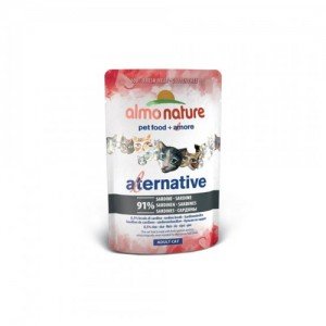 Almo Nature Alternative Cat Natvoer - Sardine - 24 x 55 gram