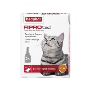 Beaphar FiproTec Spot-On Kat - 3 pipetten