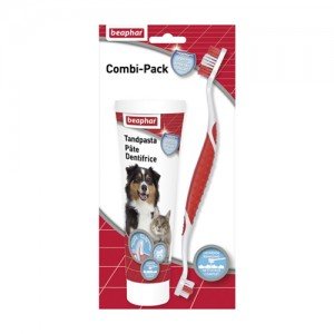 Beaphar Combi-pack Tandpasta + Tandenborstel