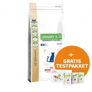 Royal Canin Urinary S/O High Dilution kat 7 kg + GRATIS 3 zakjes natvoer