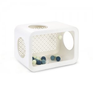 Beeztees Cat Cube Play - Angora White