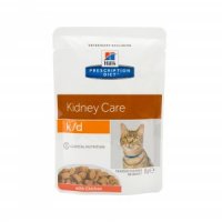 Hill&apos;s k/d - Feline maaltijdzakjes kip 12x 85 gr