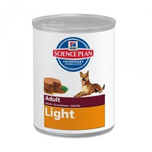 Hill&apos;s Science Plan - Canine Adult Light - Chicken blik 12x370 gr.