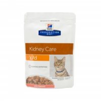 Hill&apos;s k/d - Feline maaltijdzakjes zalm 12x 85 gr