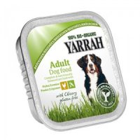 Yarrah - Natvoer Hond Kuipje Chunks met Kip & Groenten Bio - 14 x 150 g