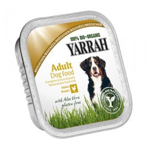 Yarrah - Natvoer Hond Kuipje Chunks met Kip Bio - 14 x 150 g