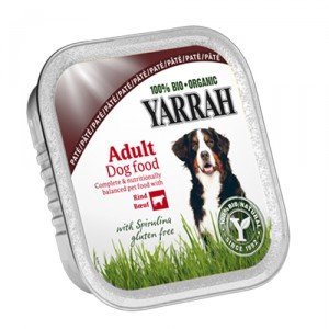 Yarrah - Paté Hond Kuipje met Rund Bio - 14 x 150 g