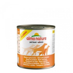 Almo Nature - Classic - Adult dog food - Rund Ham 12x290g