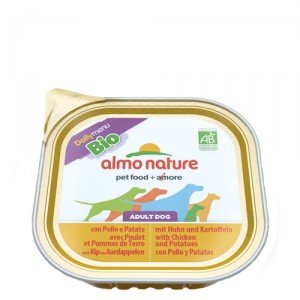 Almo Nature Daily Menu BIO Kip-Aardappel 9x300g