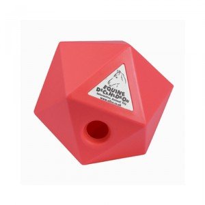 Decahedron traktatiebal 25 cm rood