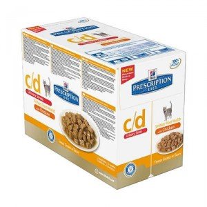 Hill&apos;s c/d - Urinary Stress - Feline - Chicken maaltijdzakje 48x 85 gr