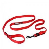 EzyDog Vario 4 lijn - Rood - 12mm - Lite Leash