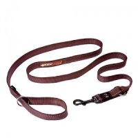 EzyDog Vario 4 lijn - Bruin - 12mm - Lite Leash