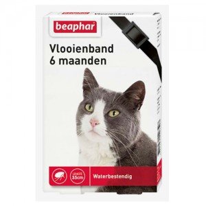 Beaphar Vlooienband Kat - 6 maanden - Zwart