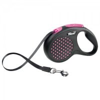 Flexi Rollijn Design - Tape Leash - S - Roze