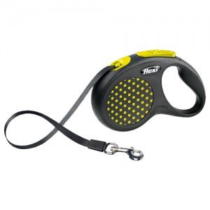 Flexi Rollijn Design - Tape Leash - S - Geel