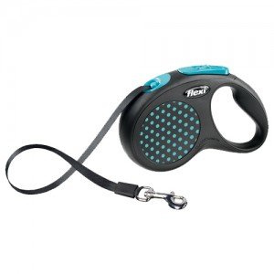 Flexi Rollijn Design - Tape Leash - M/ L - Blauw