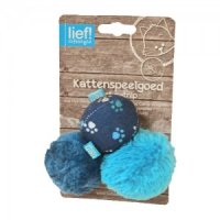 lief! Boys Kattenspeelgoed - Balletjes (3 st.)