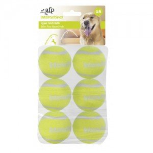 AFP Interactive Hyper Fetch Super Bounce Tennis Balls - 6 stuks