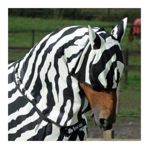 Bucas Buzz Off Zebra Fly Mask - S