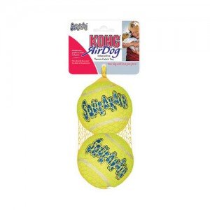 Kong AirDog Squeakair Ball - 8 cm (L) - 2 stuks