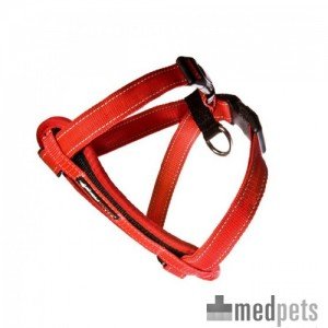 EzyDog Chest Plate Tuig - XXL - Rood