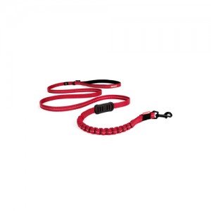 EzyDog Zero Shock LITE Lijn - Rood - 180 cm