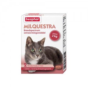 Beaphar Milquestra Grote kat - 2 tabletten