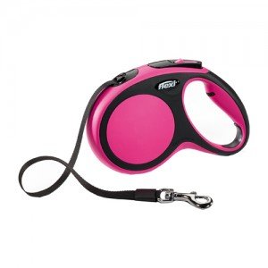 Flexi Rollijn New Comfort - Tape Leash - S (5 m) - Roze