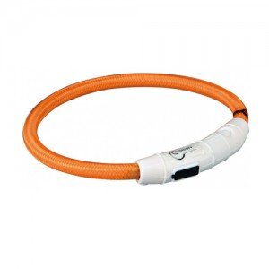 Trixie USB Flash Light Ring - XS/S - Oranje