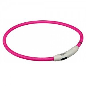 Trixie USB Flash Light Ring - L/XL - Roze