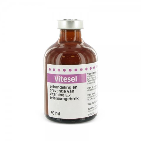 Vitesel vitamine E selenium injectie 50ML