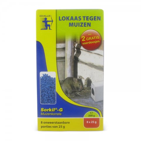 Sorkil G Muizenkorrels 200 gram