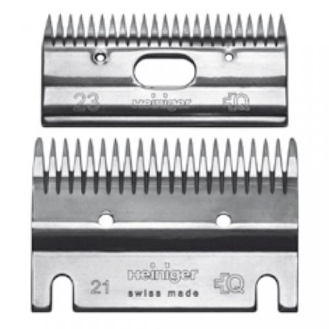 Heiniger stel koeienscheermessen 21/23 tands