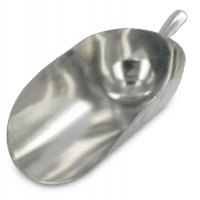 Voerschep Rond aluminium Wilesco 2kg