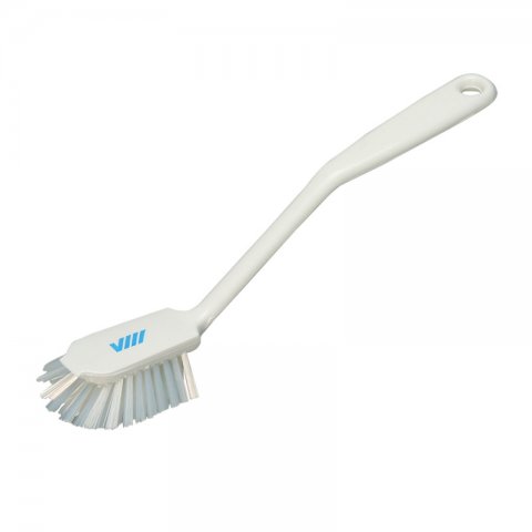 Vikan Kleine afwasborstel WIT met witte haren