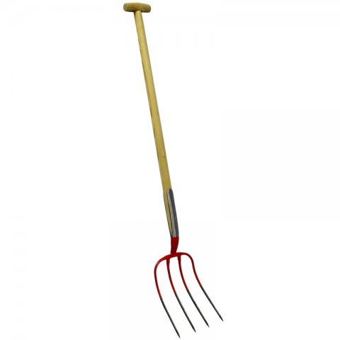Mestvork 4-tands met vaste veer 100cm