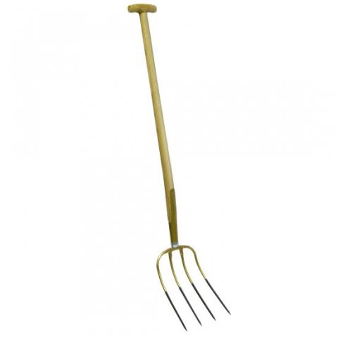 Mestvork 4-tands T-Steel met stift 100cm