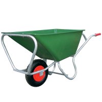 Groene Kruiwagen Greef PE 160 liter