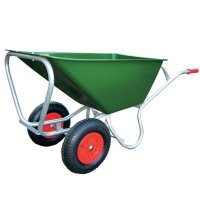 Groene Kruiwagen Greef PE 160 liter 2 wielen