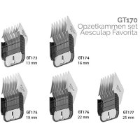 Aesculap Favorita opzetkammen set GT170 5 delig