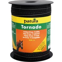 Patura tornado lint 38mm bruin, 200m rol