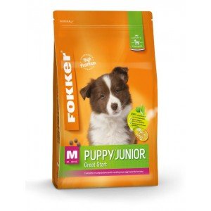 Fokker Puppy/Junior M Hondenvoer 3 kg OP is OP