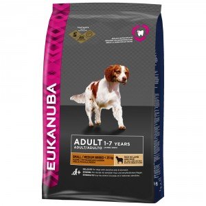 Eukanuba Adult Lam & Rijst Small/Medium Hondenvoer 2,5 kg