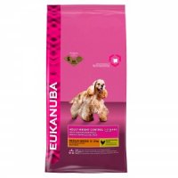 Eukanuba Adult Weight Control Small/Mediumbreed Kip Hondenvoer 3 kg OP is OP