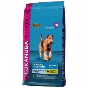 Eukanuba Mature & Senior Largebreed Kip Hondenvoer .3 kg OP is OP