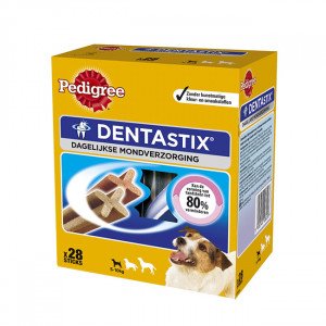 Dentastix tot 10kg voor de hond Pakje 7 stuks