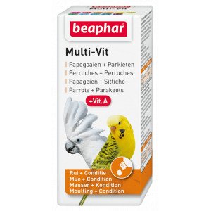 Beaphar Multi-Vit Papegaai en grote parkiet 20 ml