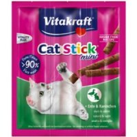 Vitakraft Catsticks Mini Eend/Konijn Kattensnoep 3 stuks