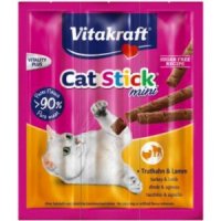 Vitakraft Catsticks Mini Kalkoen/Lam Kattensnoep 3 stuks